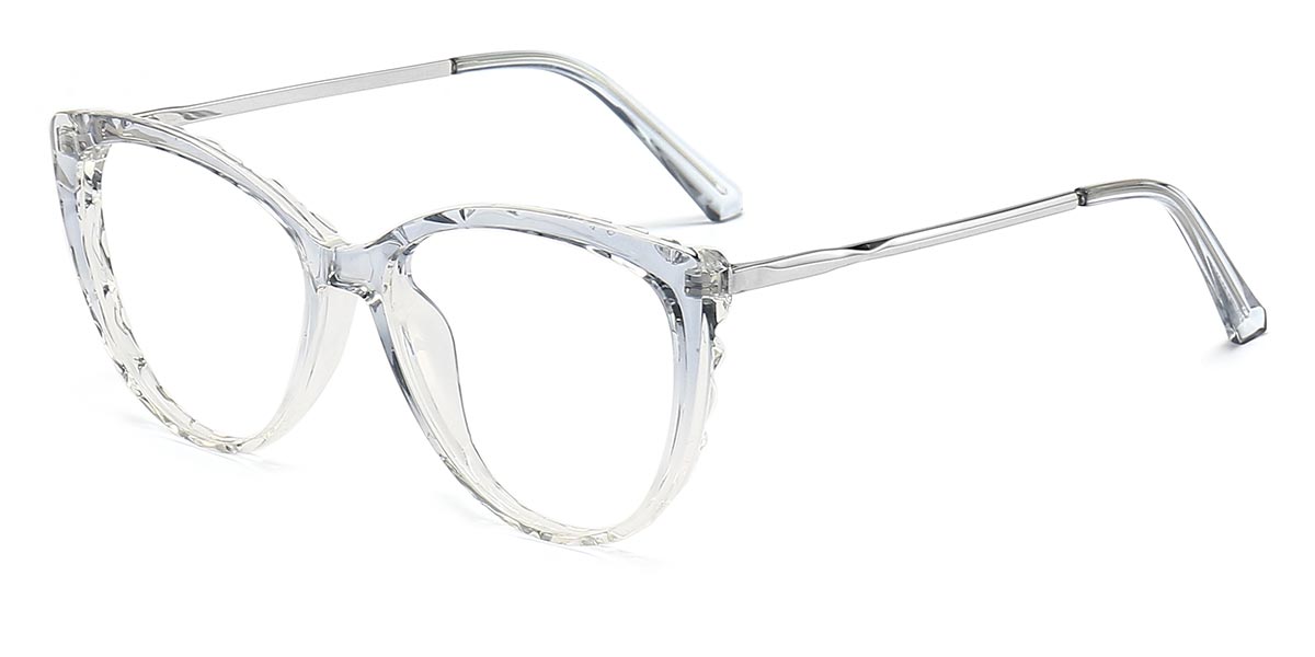 Blue - Cat eye Glasses - Pomona