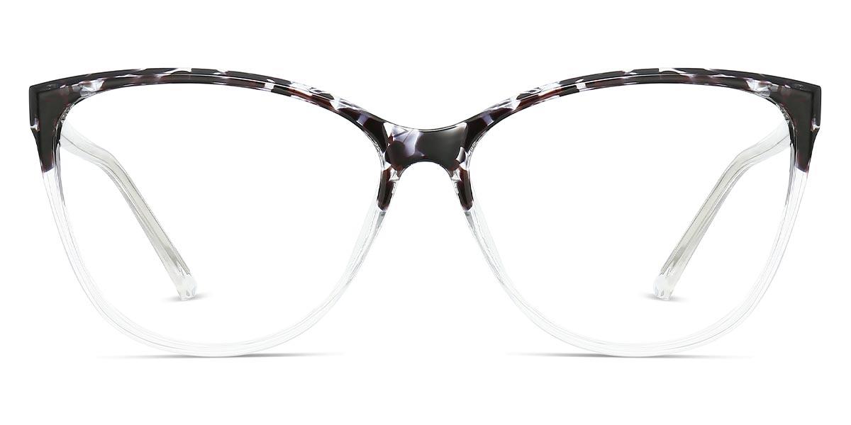 Black Tortoiseshell - Cat eye Glasses - Oren