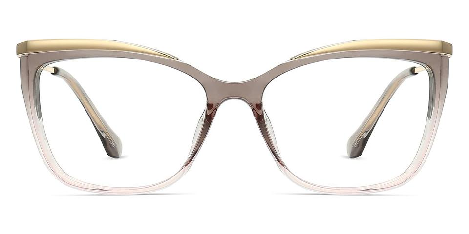 Grey Pink Venus - Cat Eye Glasses
