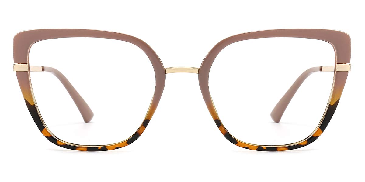 Khaki Tortoiseshell Leire - Cat eye Glasses