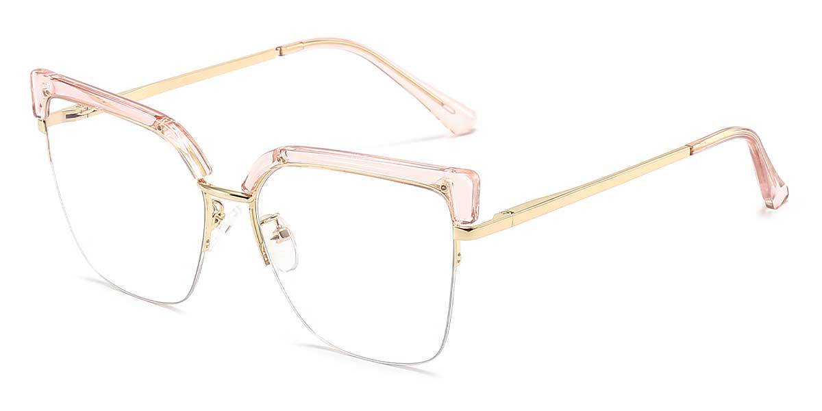 Pink Delyth - Square Glasses