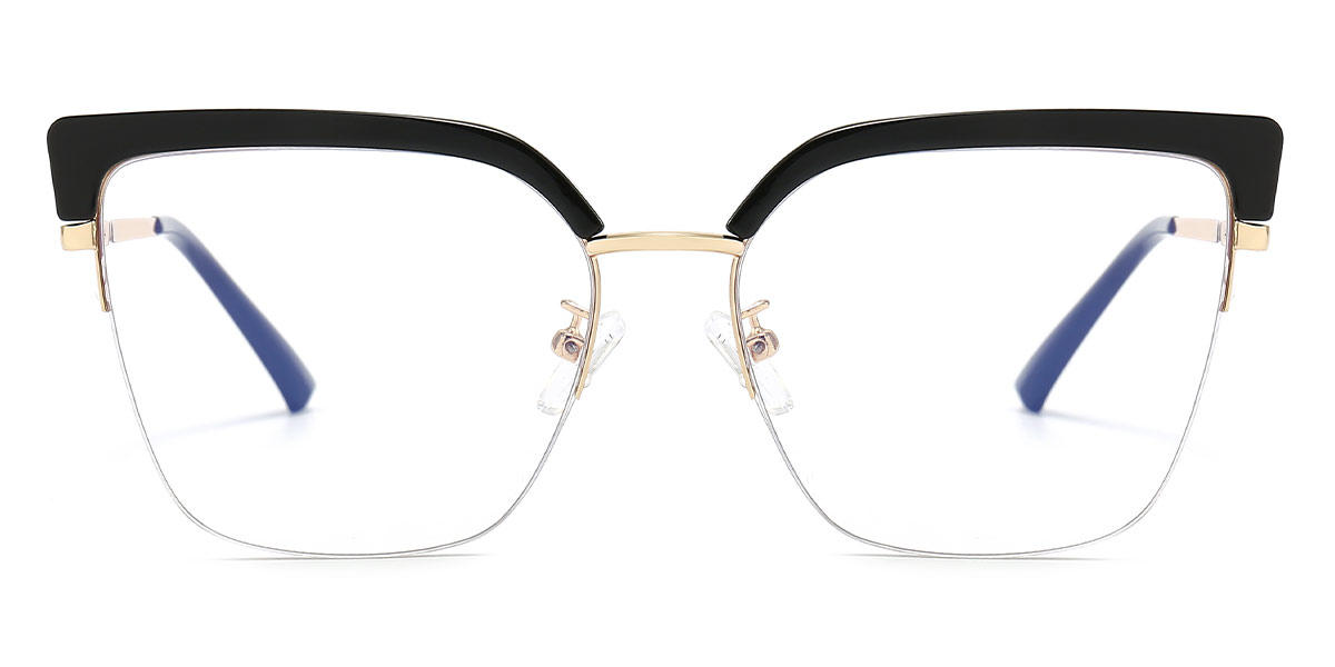 Black Delyth - Square Glasses