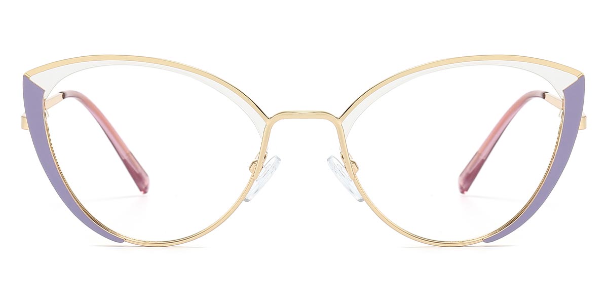 Purple - Cat eye Glasses - Aitana