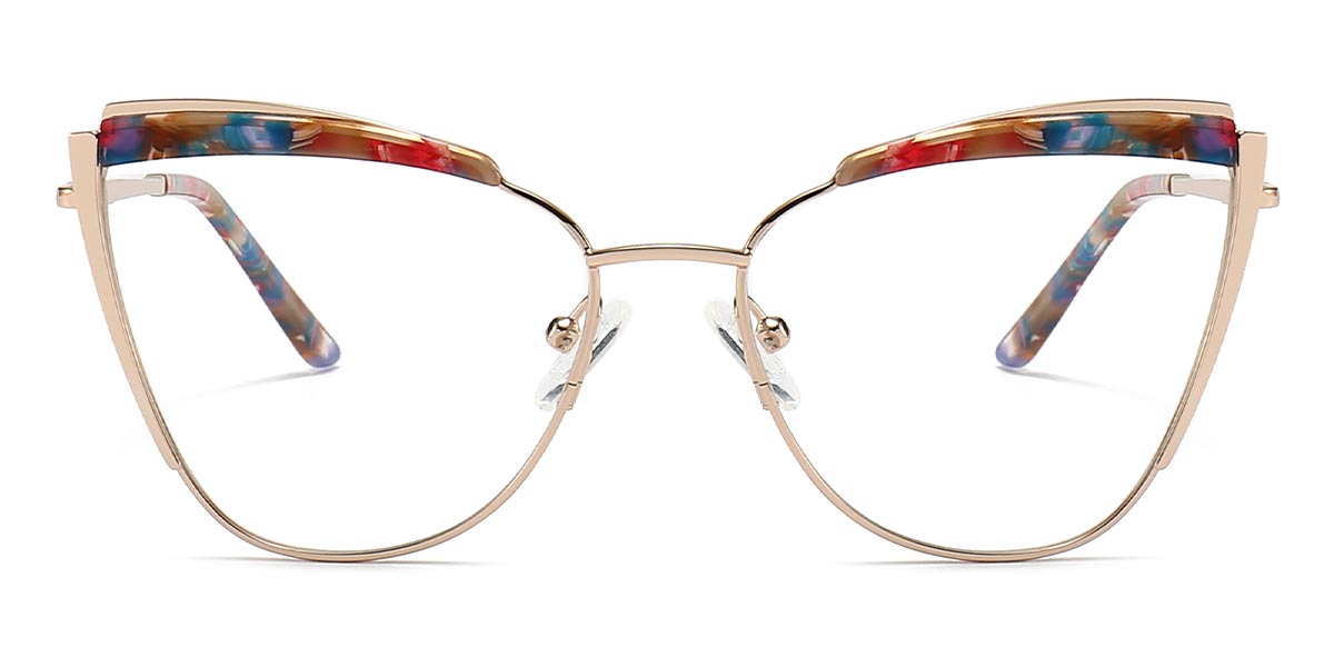 Color Marble - Cat eye Glasses - Ashling