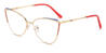 Gold Gold Althea - Cat Eye Glasses