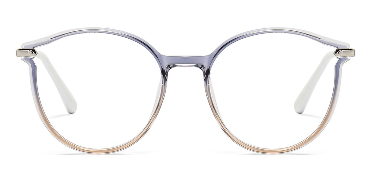 Purple - Round Glasses - Ourania