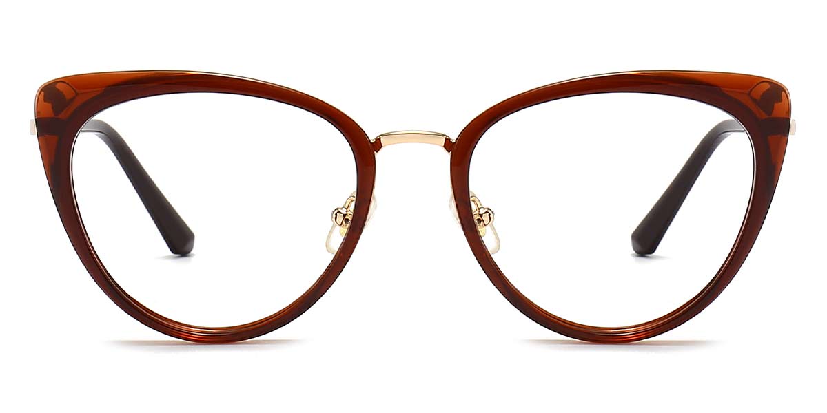 Tortoiseshell Brown Indiana - Cat eye Glasses