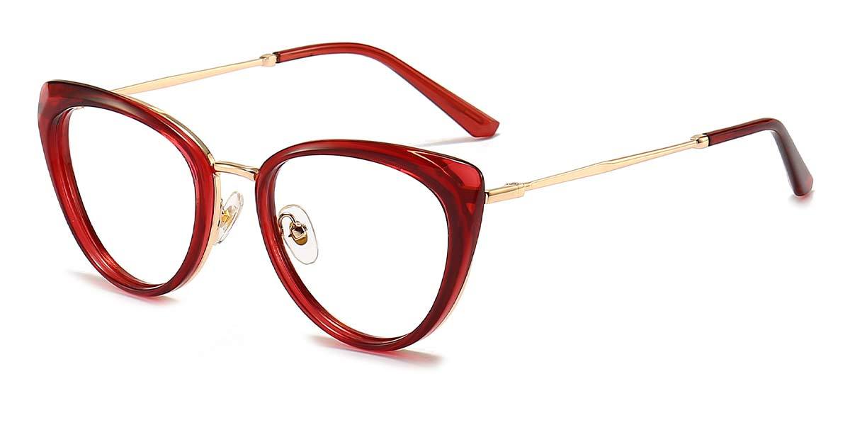 Red Indiana - Cat Eye Glasses