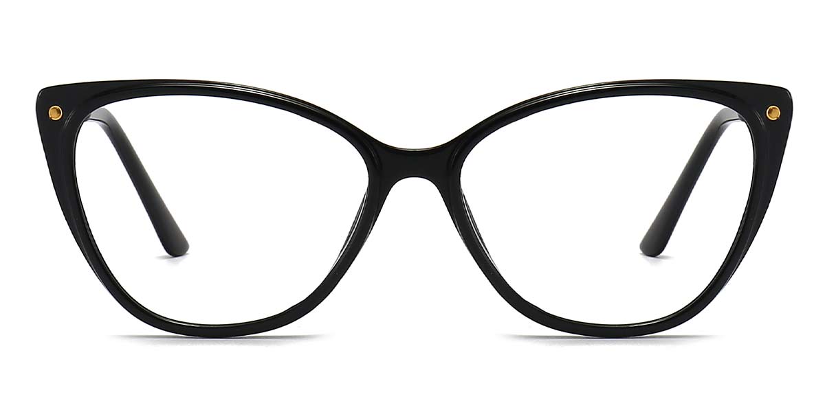 Black - Cat eye Glasses - Celebrity