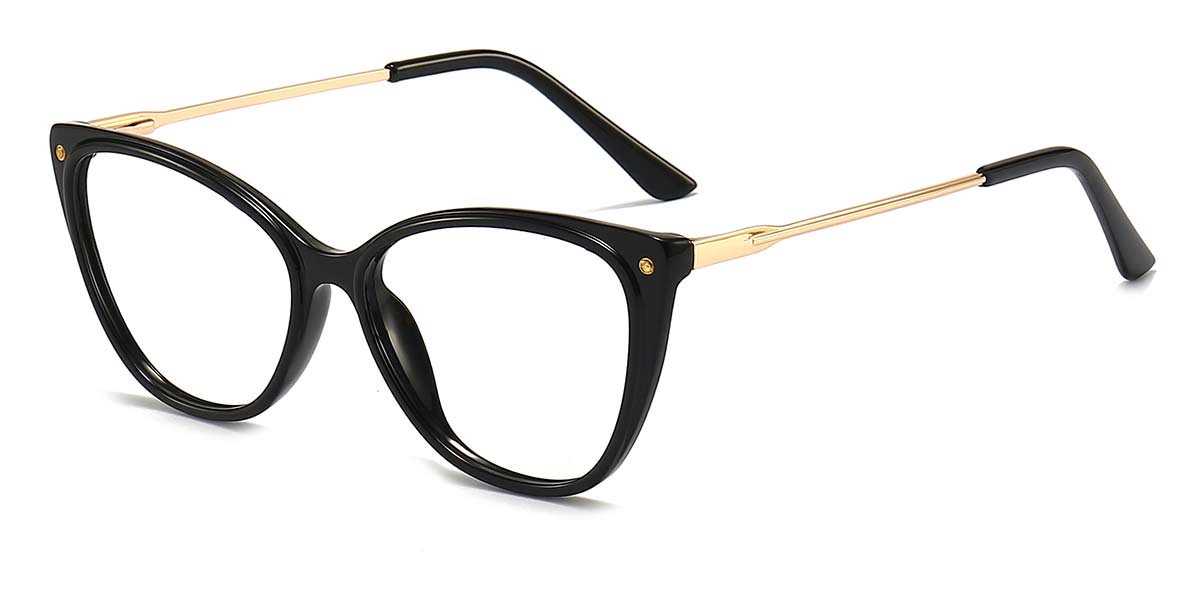 Black - Cat eye Glasses - Celebrity