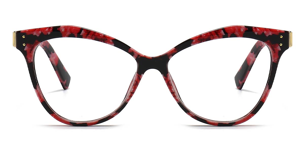 Red Tortoiseshell - Cat eye Glasses - Iekeliene
