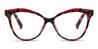 Red Tortoiseshell Iekeliene - Cat Eye Glasses