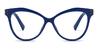 Blue Iekeliene - Cat Eye Glasses
