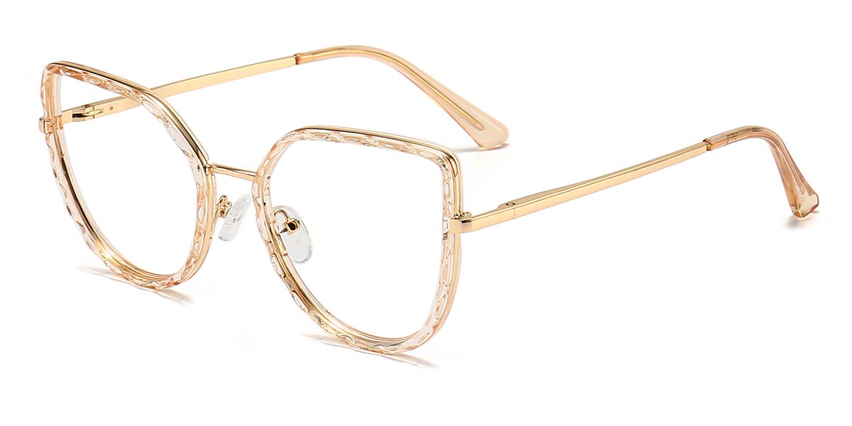 Tortoiseshell Brown - Cat eye Glasses - Joska
