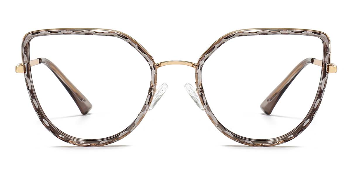 Tortoiseshell Grey - Cat eye Glasses - Joska
