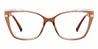 Brown Indira - Cat Eye Glasses
