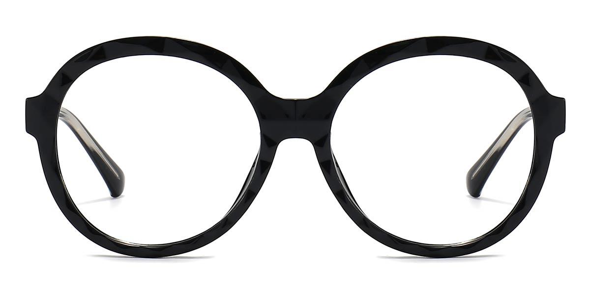 Black Pamela - Round Glasses