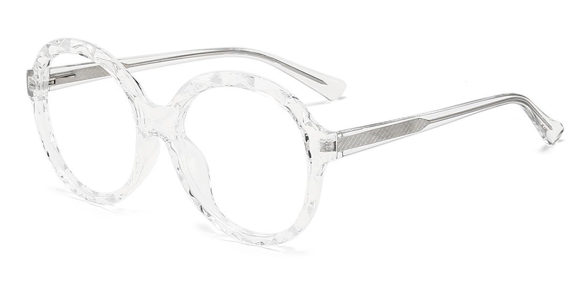 Clear Pamela - Round Glasses