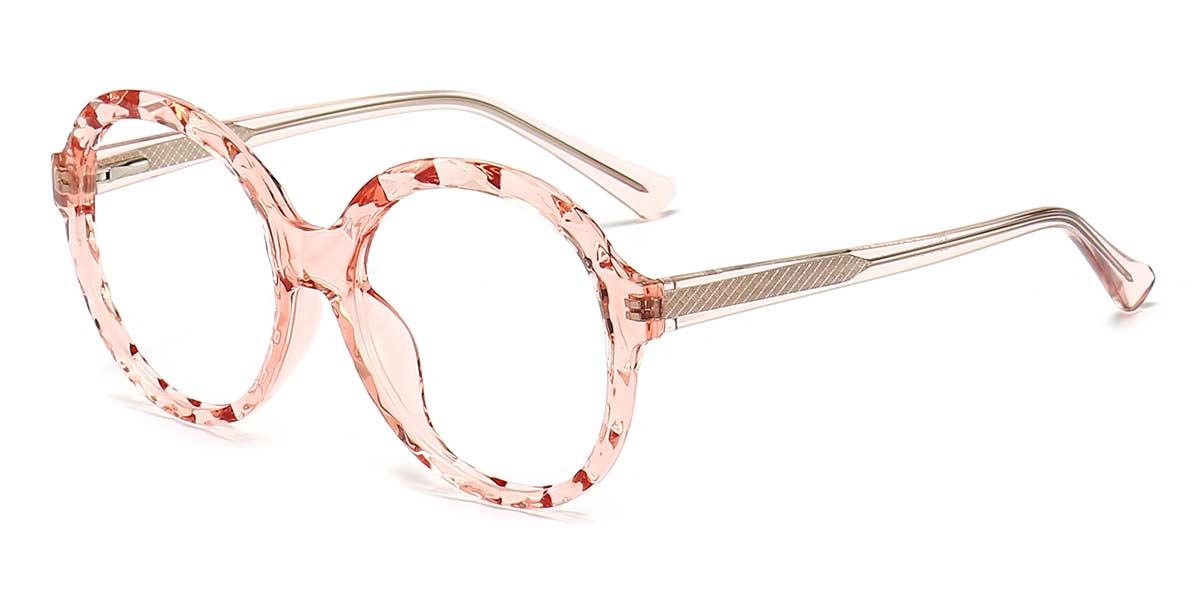 Pink - Round Glasses - Pamela