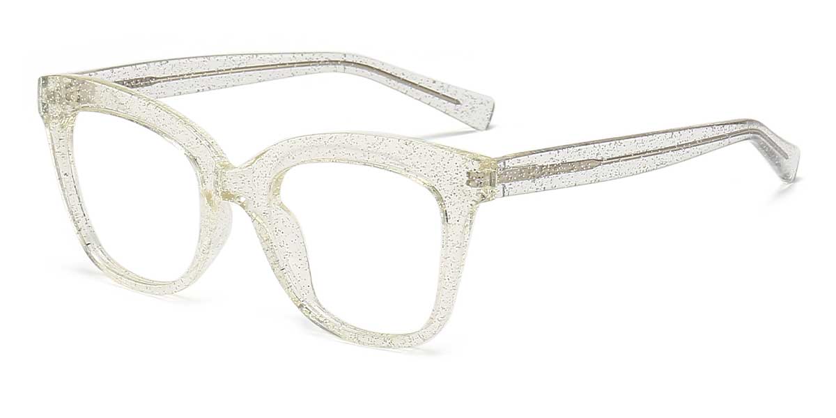 Transparent Alwin - Square Glasses