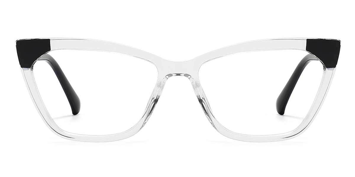 Transparent - Cat eye Glasses - Feodora