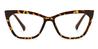 Tortoiseshell Brown Feodora - Cat Eye Glasses