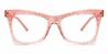 Shiny pink Delphine - Cat Eye Glasses