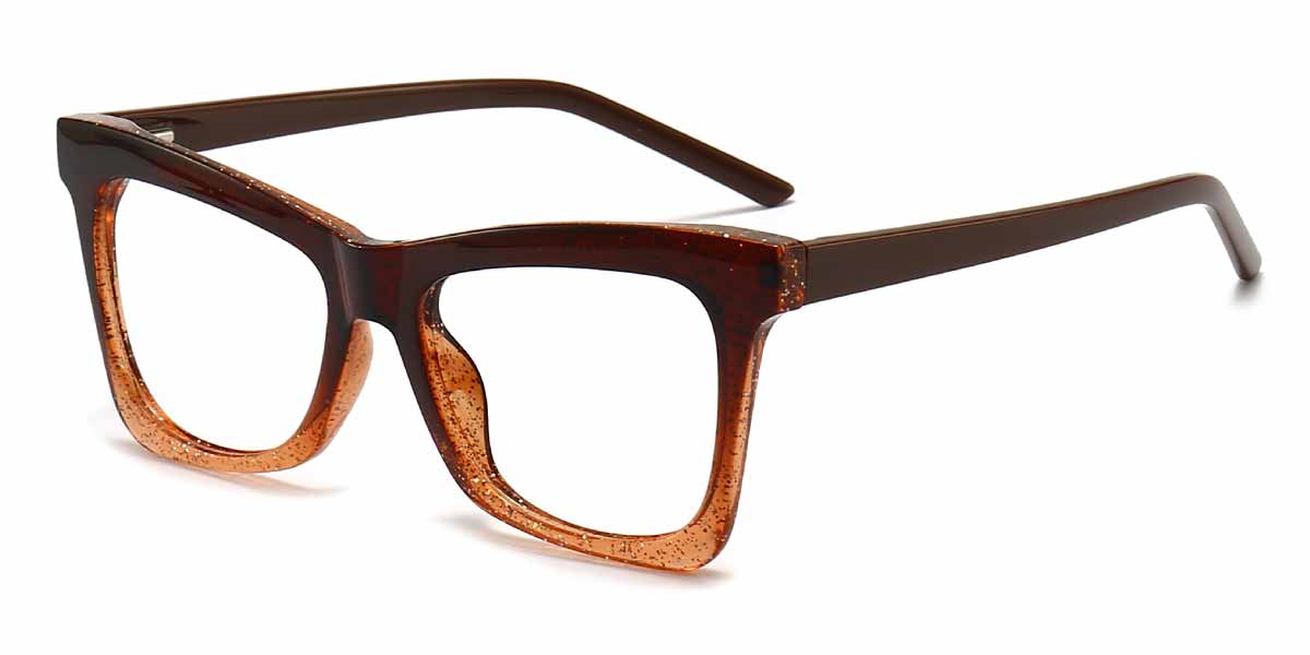 Tortoiseshell Brown Delphine - Cat eye Glasses