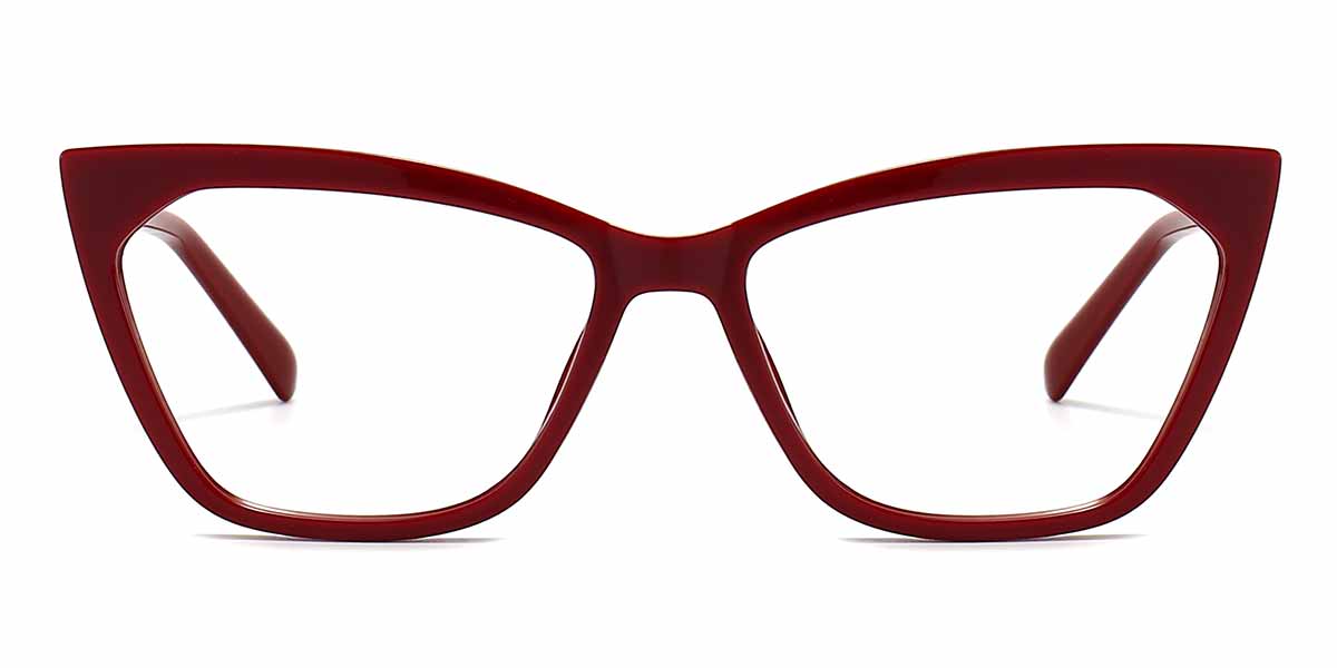 Red Mariska - Cat eye Glasses