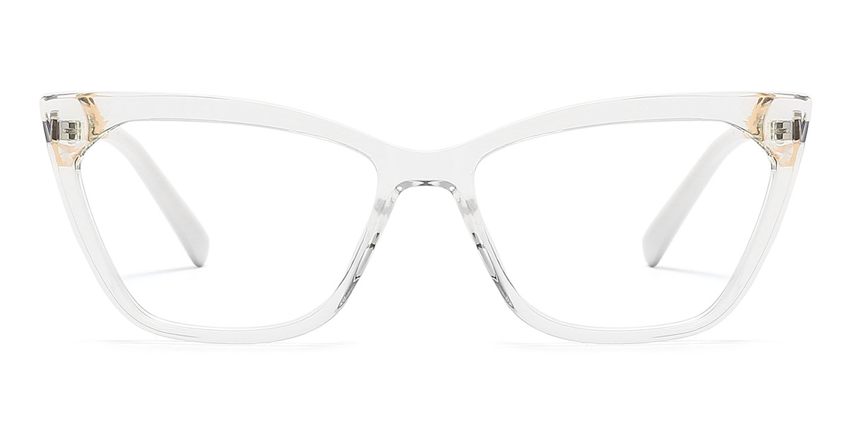 Transparent - Cat eye Glasses - Mariska