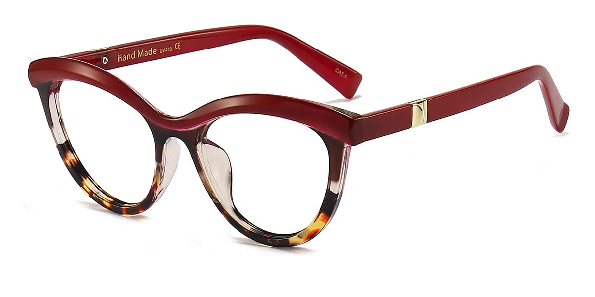 Red Tortoiseshell - Cat eye Glasses - Margaux