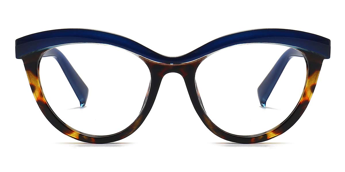 Blue Tortoiseshell - Cat eye Glasses - Margaux