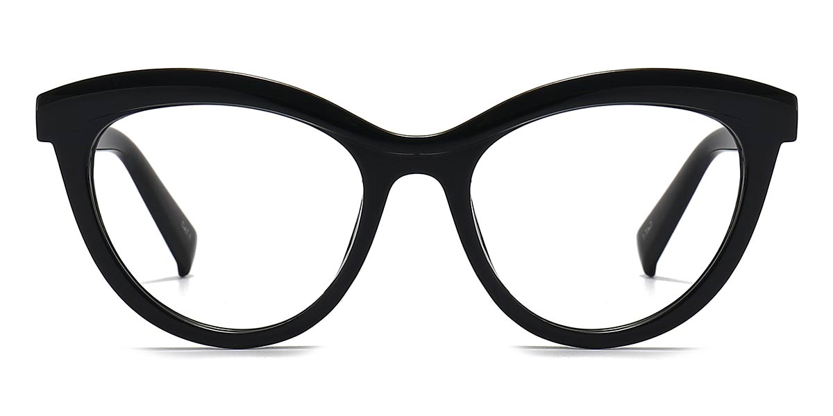 Black - Cat eye Glasses - Margaux