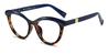 Navy Blue Tortoiseshell Margaux - Cat Eye Glasses