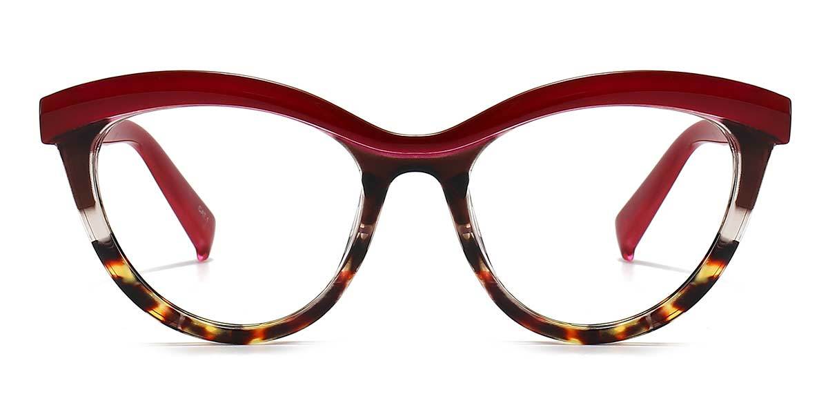 Wine Tortoiseshell Margaux - Cat Eye Glasses