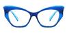 Blue Magnet - Cat Eye Glasses