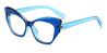 Blue Magnet - Cat Eye Glasses