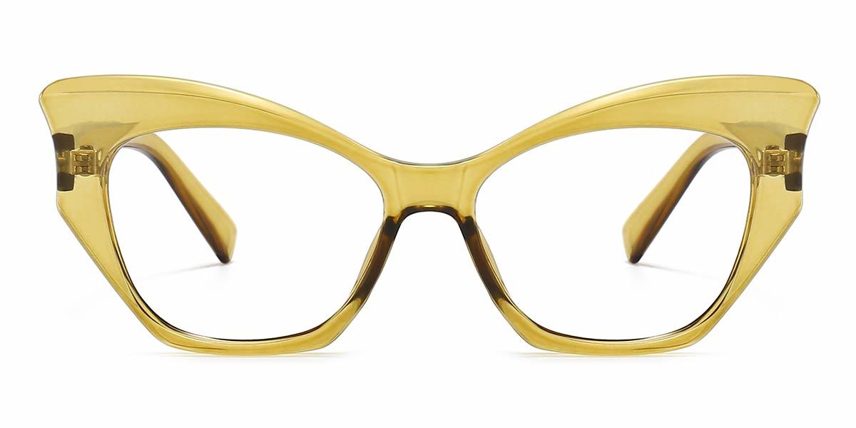 Yellow Magnet - Cat Eye Glasses