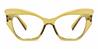 Yellow Magnet - Cat Eye Glasses