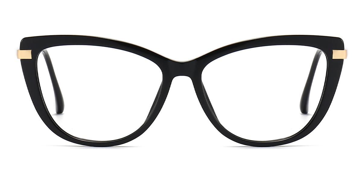 Black - Cat eye Glasses - Nerys