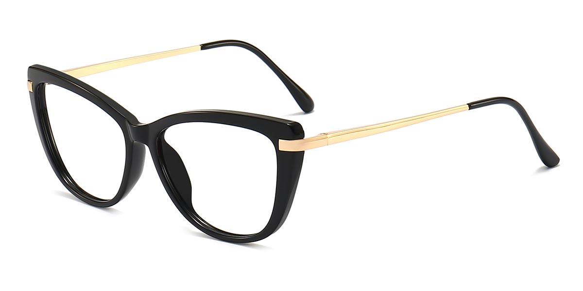 Black - Cat eye Glasses - Nerys