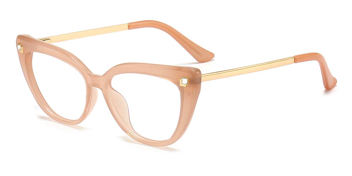 Pink - Cat eye Glasses - Eos
