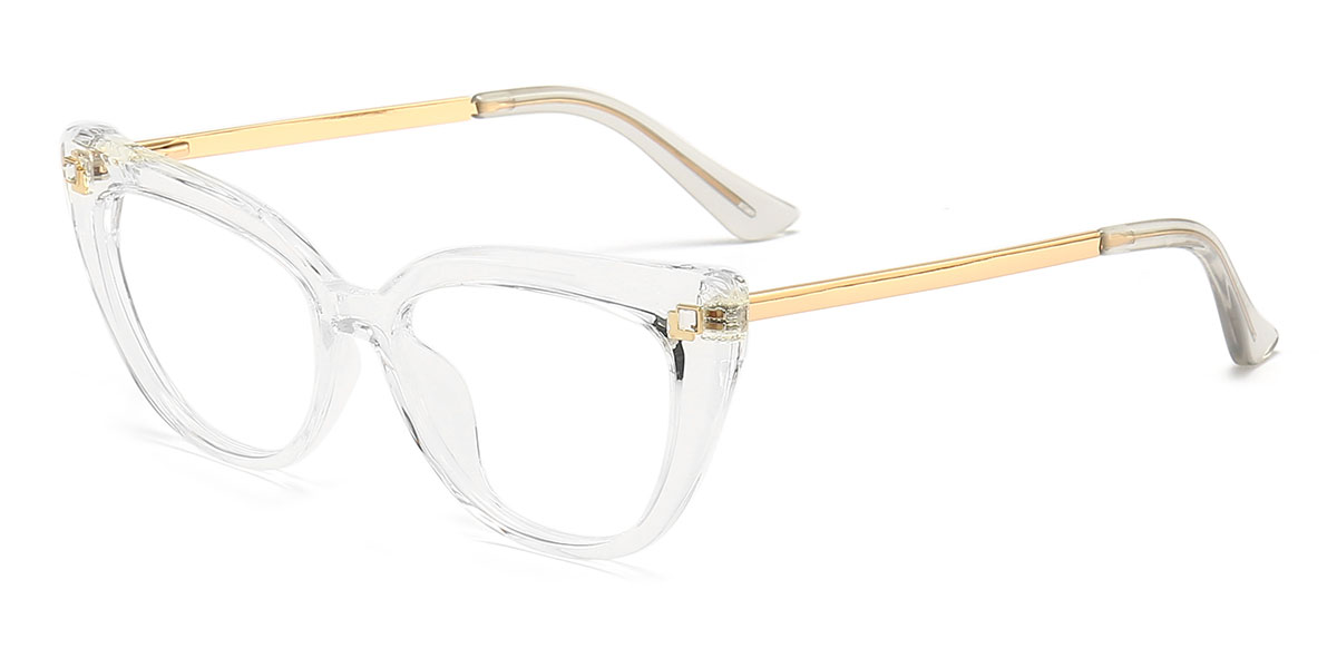 Transparent - Cat eye Glasses - Eos