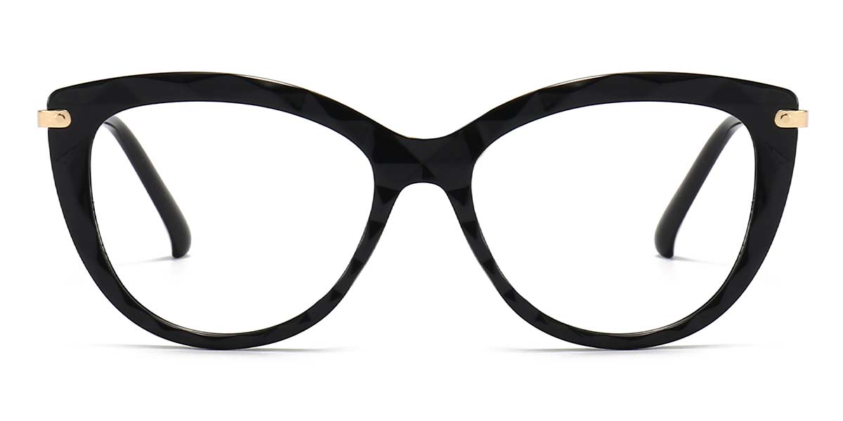 Black - Cat eye Glasses - Kahlil