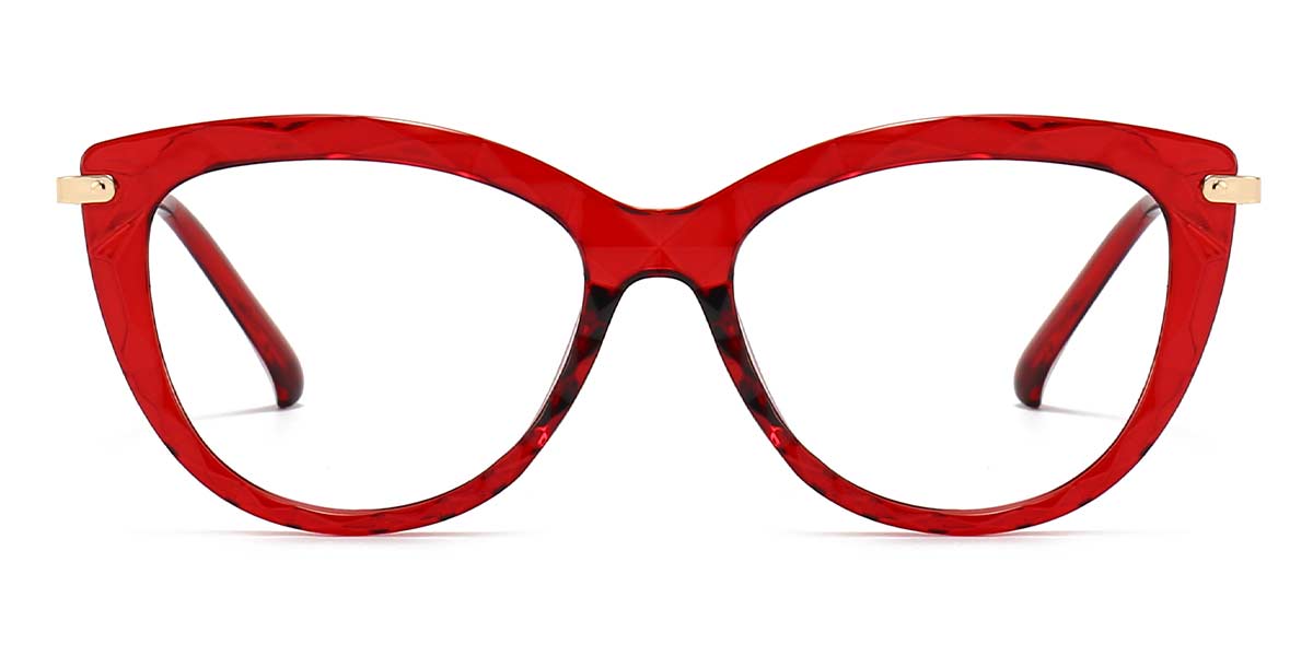 Red Kahlil - Cat eye Glasses