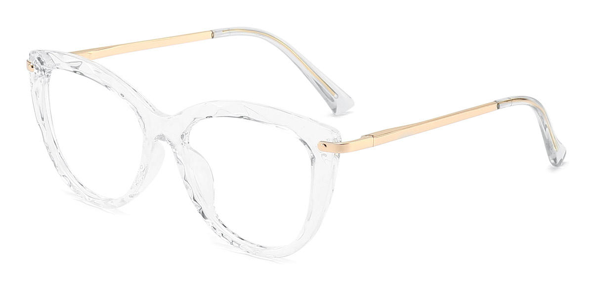 Clear Kahlil - Cat Eye Glasses