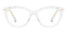 Clear Kahlil - Cat Eye Glasses
