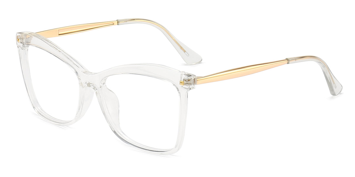 Transparent - Cat eye Glasses - Leith