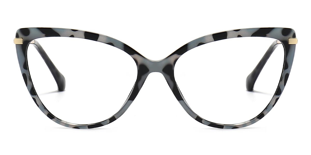 Grey Tortoiseshell Melisande - Cat eye Glasses