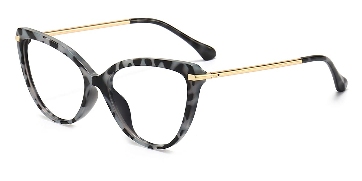 Grey Tortoiseshell - Cat eye Glasses - Melisande